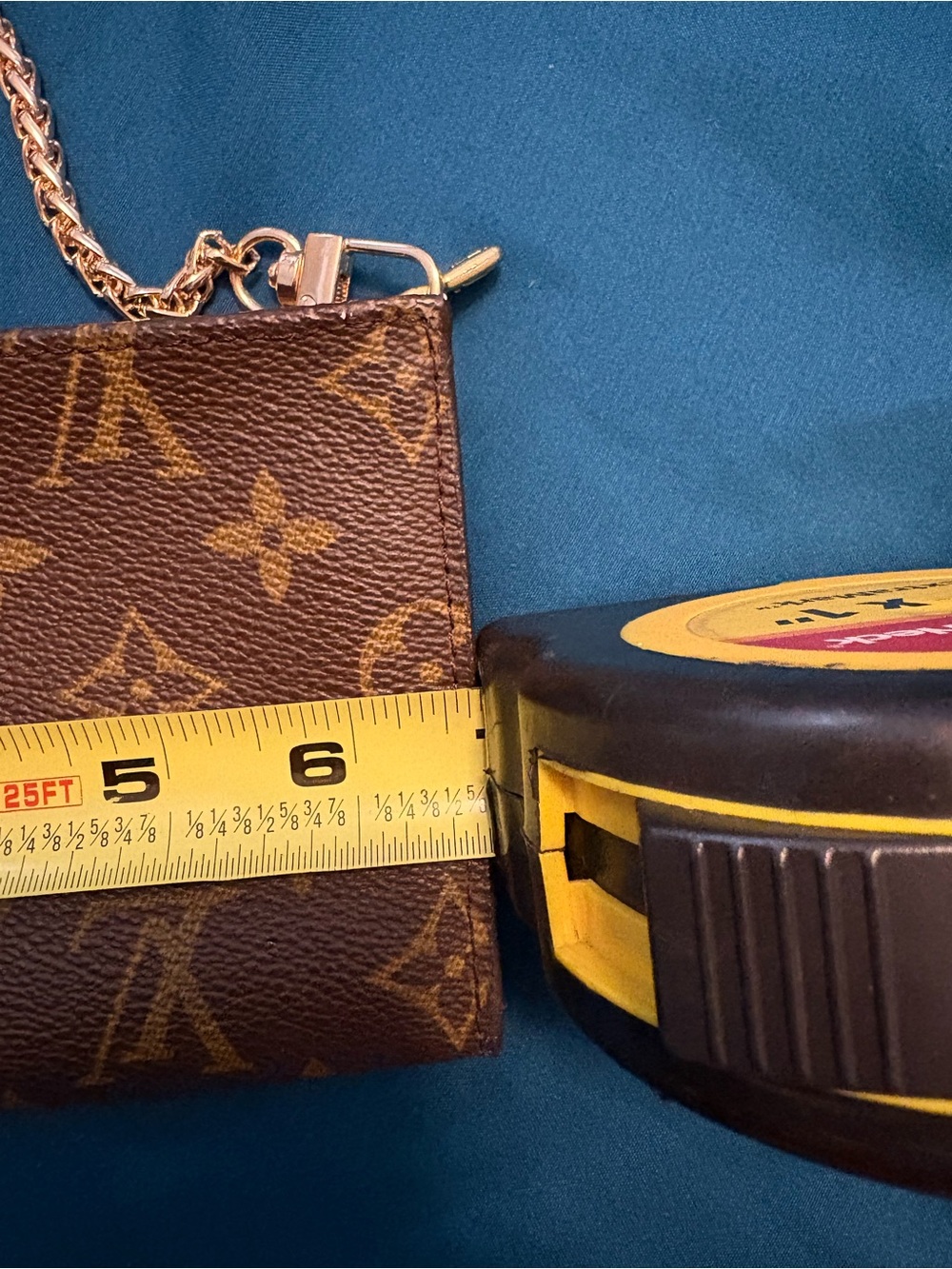 Authentic Brown LV Monogram Crossbody Bag - Picture 5 of 7